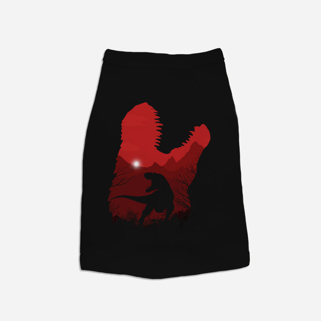 The King Of Lizards-dog basic pet tank-meca artwork
