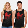 The King Of Lizards-unisex basic tank-meca artwork