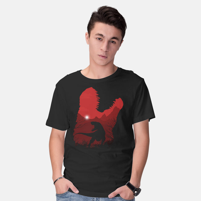 The King Of Lizards-mens basic tee-meca artwork