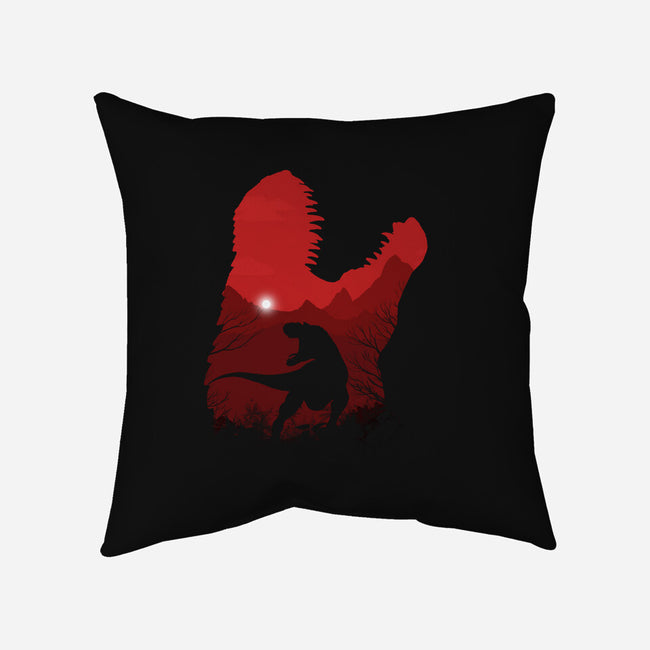 The King Of Lizards-none removable cover w insert throw pillow-meca artwork