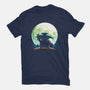 Baby Moon-womens fitted tee-Vallina84