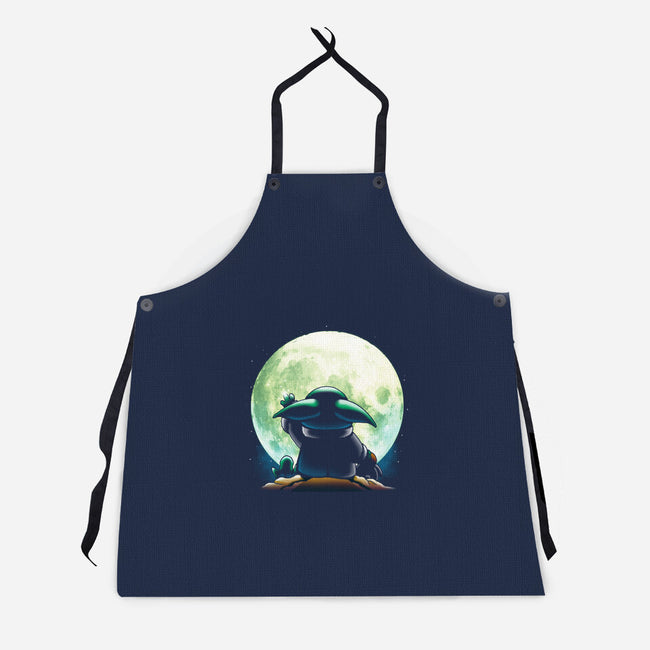 Baby Moon-unisex kitchen apron-Vallina84