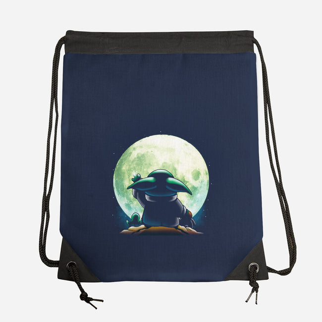 Baby Moon-none drawstring bag-Vallina84