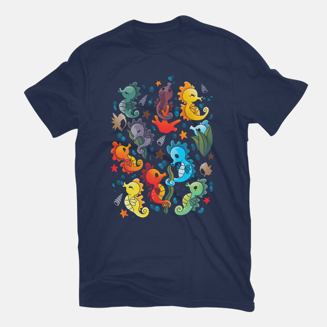 Seahorse-womens fitted tee-Vallina84