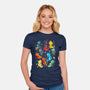 Seahorse-womens fitted tee-Vallina84