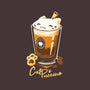 CatPuccino-none removable cover w insert throw pillow-Snouleaf