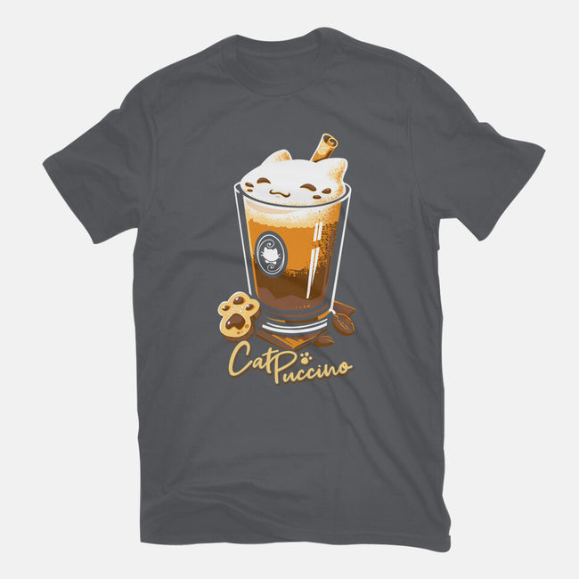 CatPuccino-womens basic tee-Snouleaf
