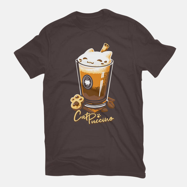 CatPuccino-womens basic tee-Snouleaf