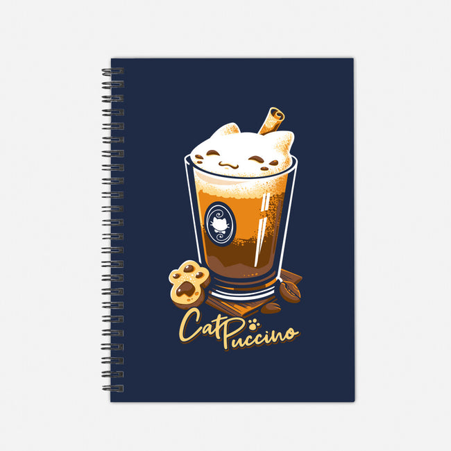 CatPuccino-none dot grid notebook-Snouleaf