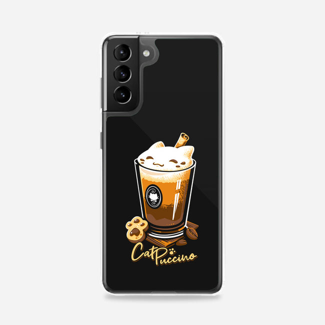 CatPuccino-samsung snap phone case-Snouleaf