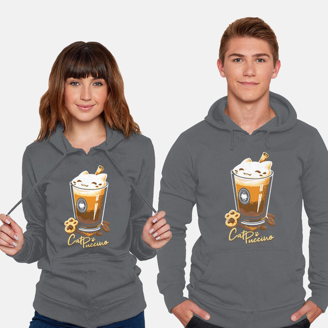 CatPuccino-unisex pullover sweatshirt-Snouleaf