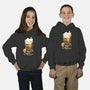 CatPuccino-youth pullover sweatshirt-Snouleaf