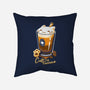 CatPuccino-none removable cover w insert throw pillow-Snouleaf