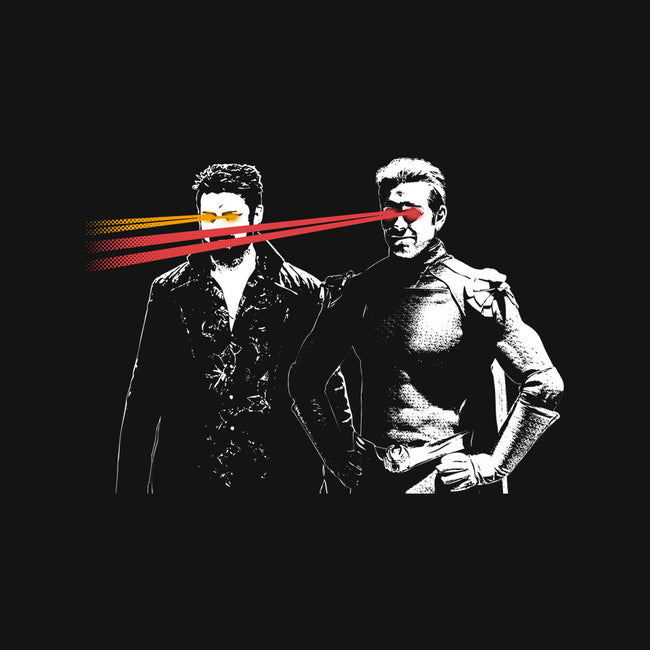 Laser Fiction-womens v-neck tee-Boggs Nicolas