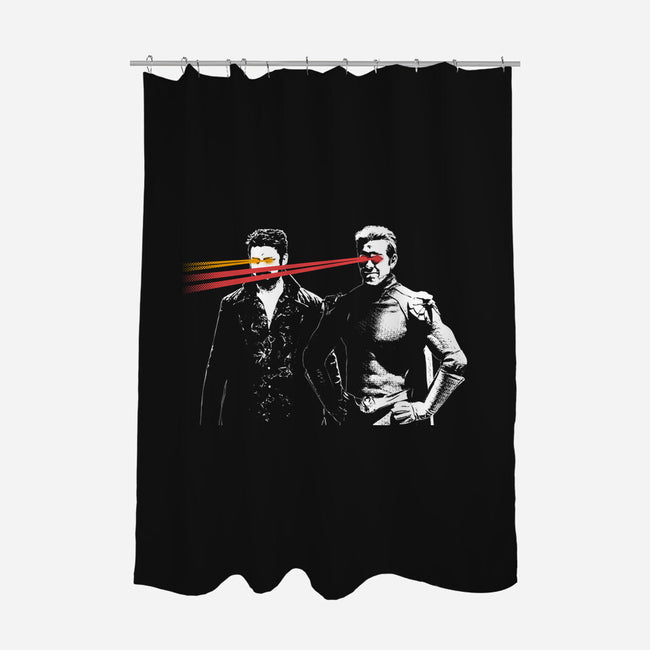 Laser Fiction-none polyester shower curtain-Boggs Nicolas