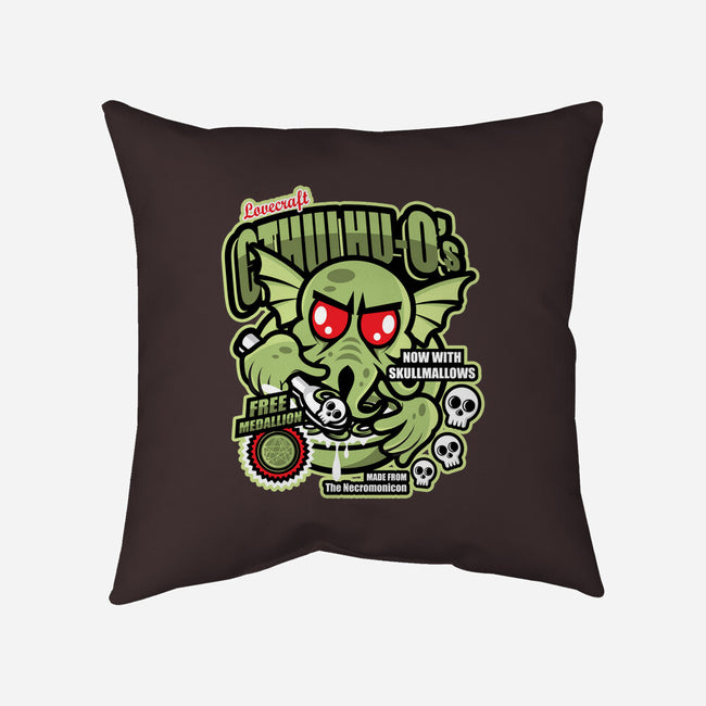 Cthulhu O's-none removable cover throw pillow-jrberger