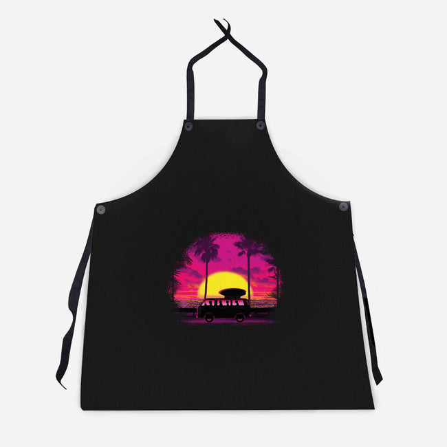 Surfer Boys-unisex kitchen apron-kuriz