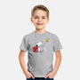 Dog With Bird-youth basic tee-zascanauta