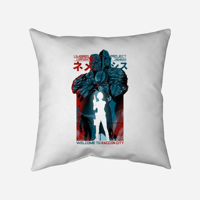 Project Nemesis-none removable cover throw pillow-Guilherme magno de oliveira