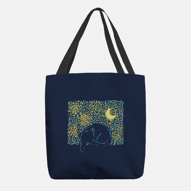 Starry Cat-none basic tote bag-yumie