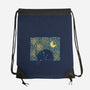 Starry Cat-none drawstring bag-yumie