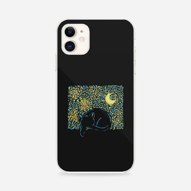Starry Cat-iphone snap phone case-yumie