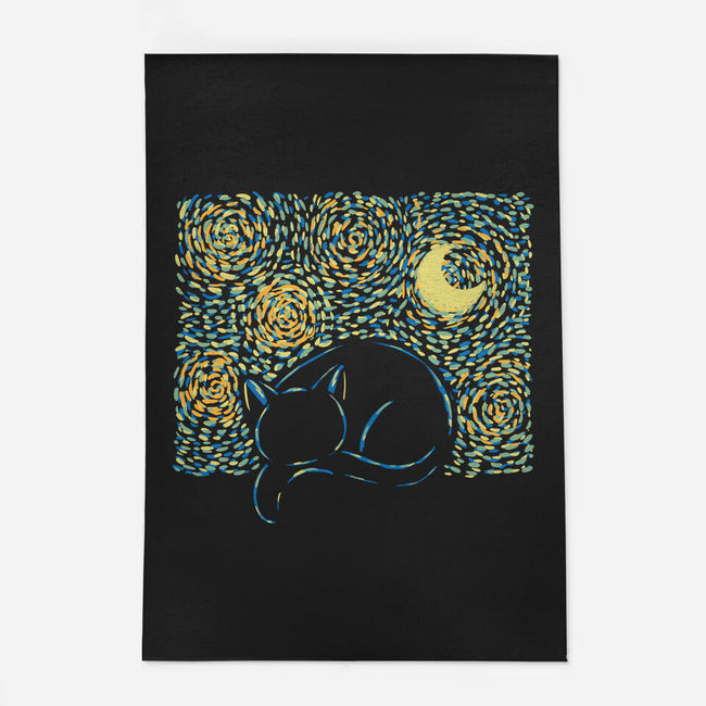Starry Cat-none indoor rug-yumie