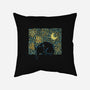 Starry Cat-none removable cover throw pillow-yumie