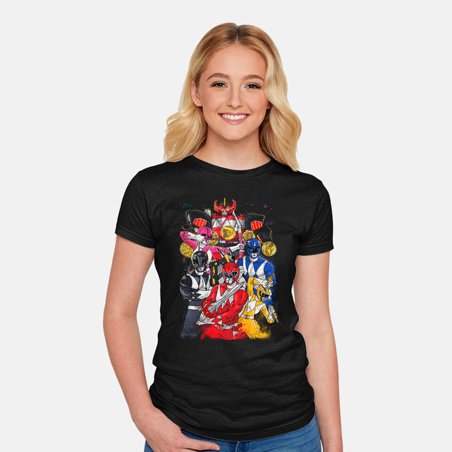 Galatian Warriors-womens fitted tee-Conjura Geek