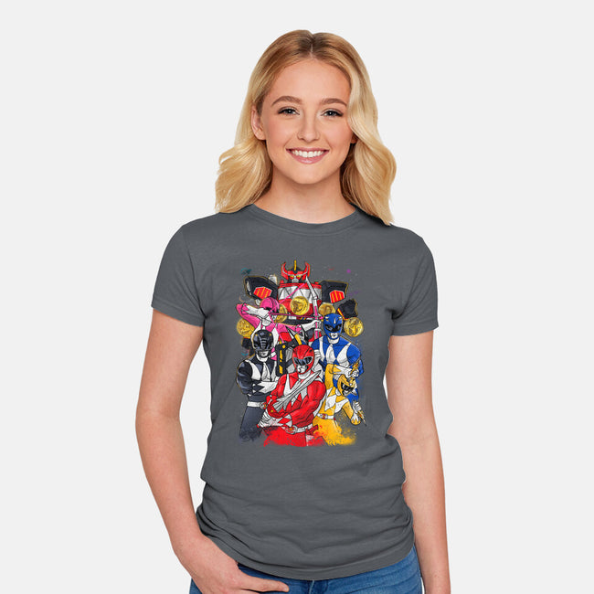 Galatian Warriors-womens fitted tee-Conjura Geek