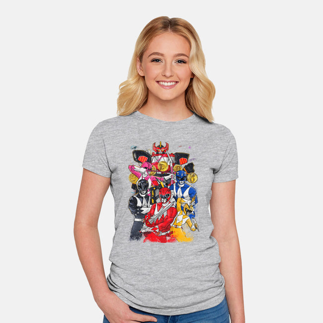Galatian Warriors-womens fitted tee-Conjura Geek