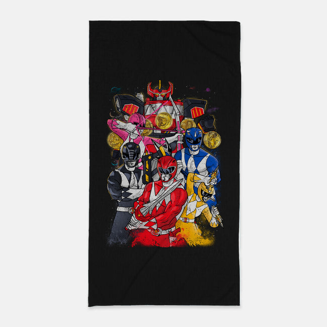 Galatian Warriors-none beach towel-Conjura Geek