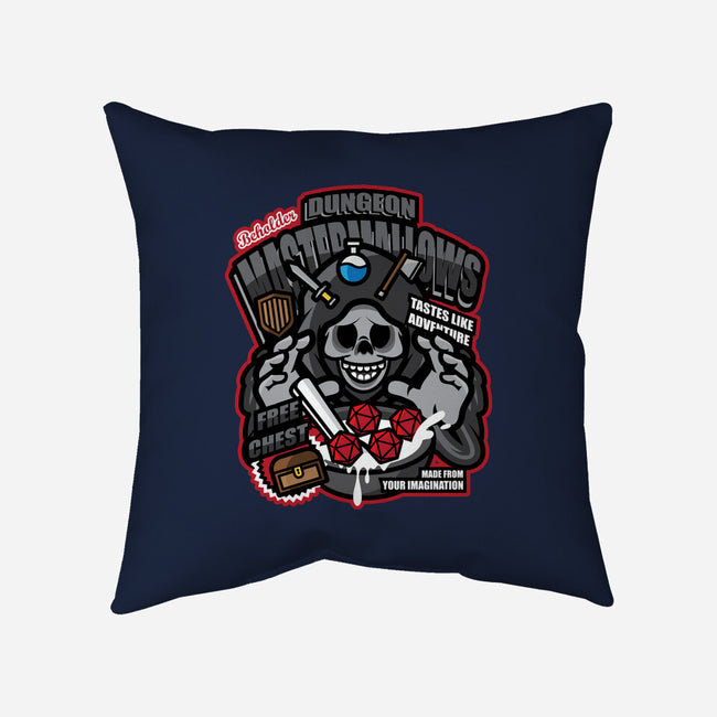 Dungeon Mastermallows-none removable cover w insert throw pillow-jrberger