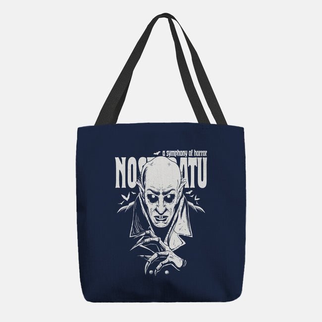 Symphony Of Horror-none basic tote bag-Bellades