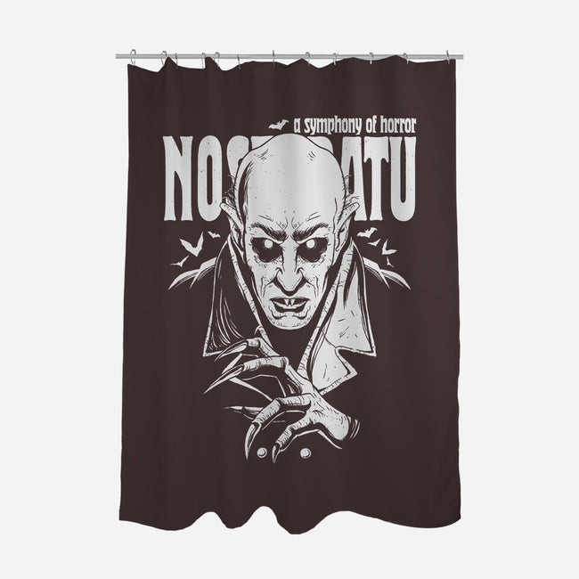 Symphony Of Horror-none polyester shower curtain-Bellades