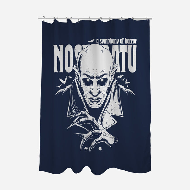 Symphony Of Horror-none polyester shower curtain-Bellades