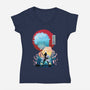 Sakata Gintoki-womens v-neck tee-sacca