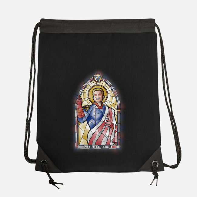 Personal Jesus-none drawstring bag-se7te