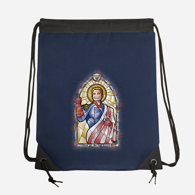 Personal Jesus-none drawstring bag-se7te
