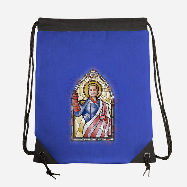 Personal Jesus-none drawstring bag-se7te