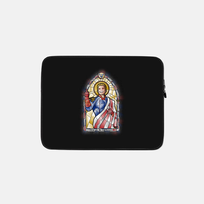 Personal Jesus-none zippered laptop sleeve-se7te