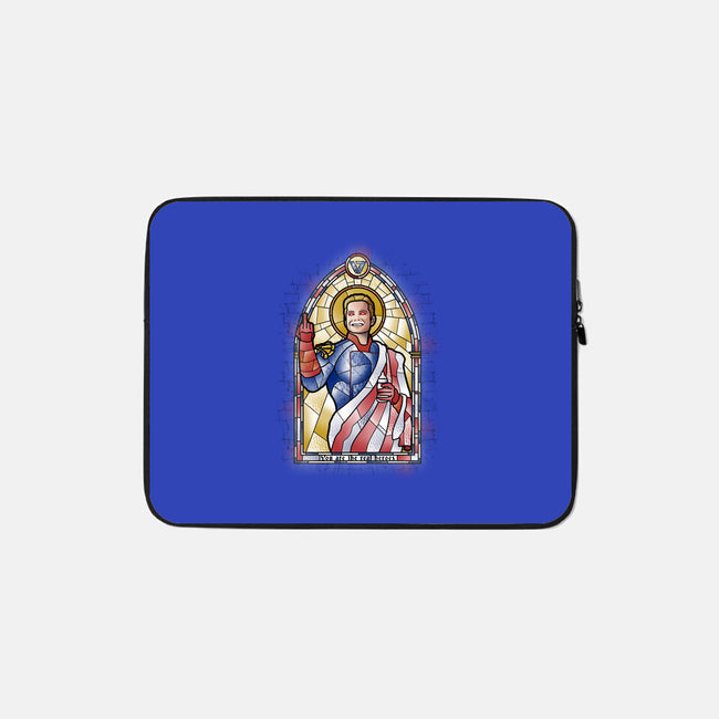 Personal Jesus-none zippered laptop sleeve-se7te