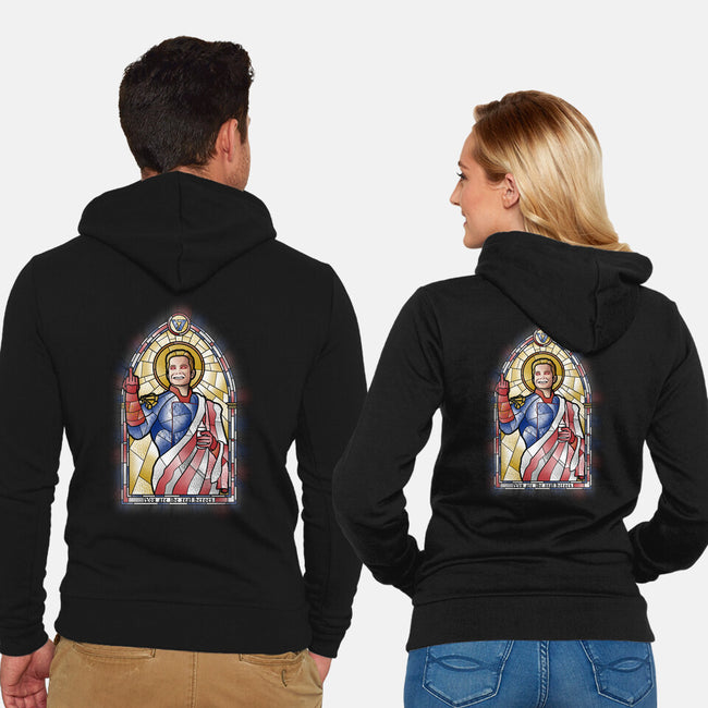 Personal Jesus-unisex zip-up sweatshirt-se7te