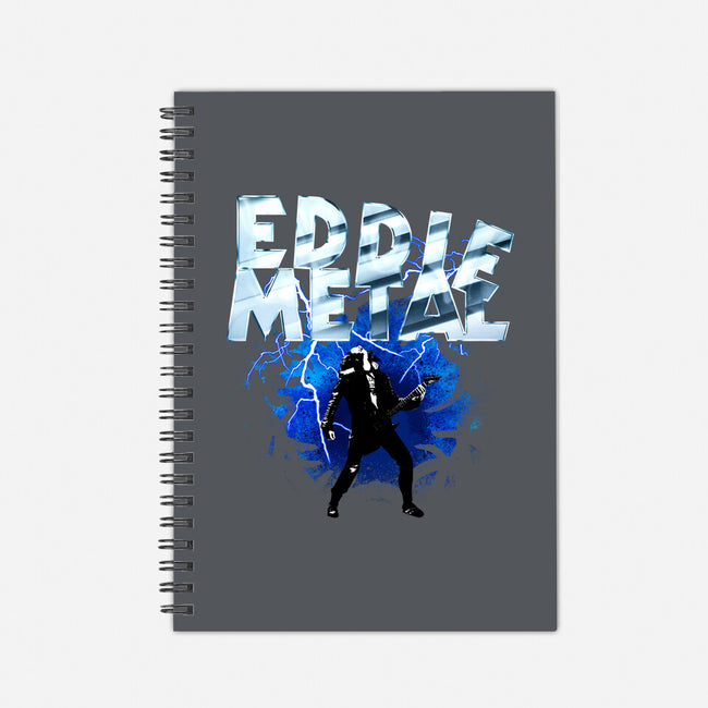 Legend Eddie Metal-none dot grid notebook-rocketman_art
