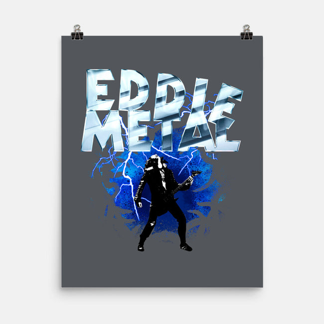 Legend Eddie Metal-none matte poster-rocketman_art