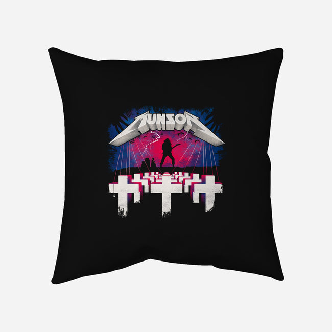 Munson Master Of Metal-none removable cover throw pillow-rocketman_art