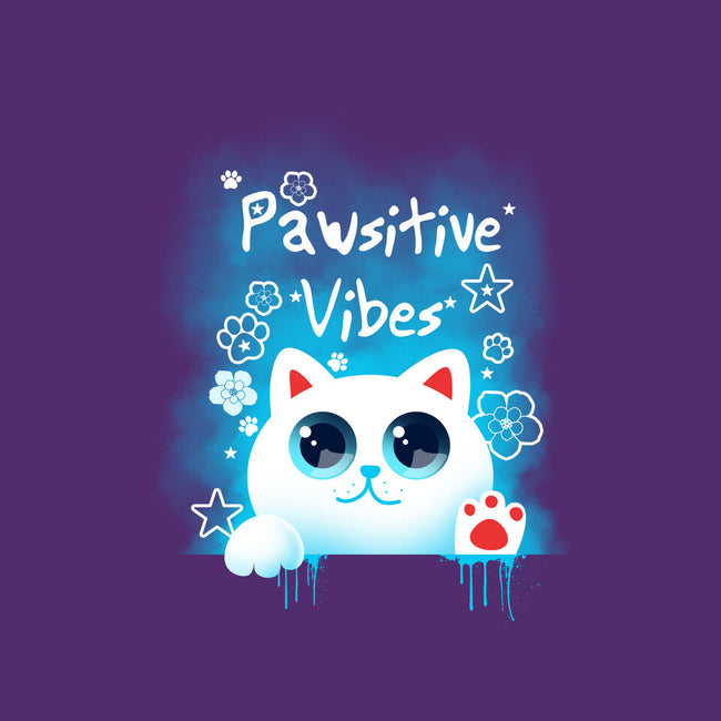 Pawsitive Vibes-womens fitted tee-erion_designs