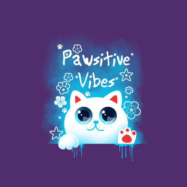 Pawsitive Vibes-none removable cover throw pillow-erion_designs
