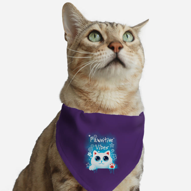 Pawsitive Vibes-cat adjustable pet collar-erion_designs