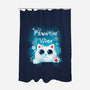 Pawsitive Vibes-none polyester shower curtain-erion_designs